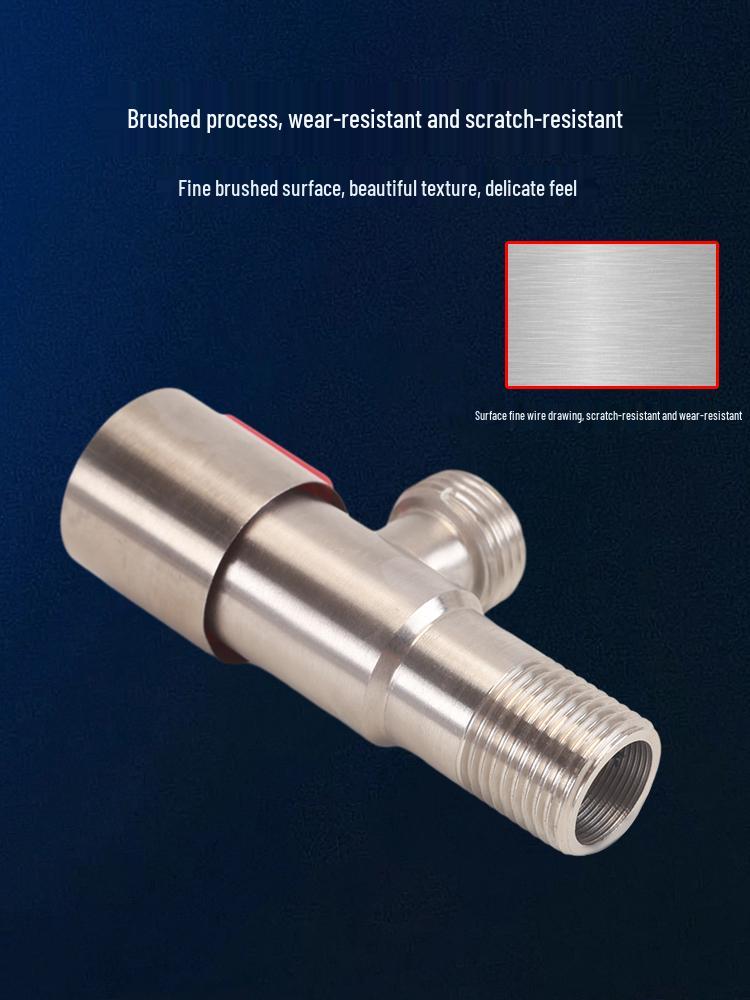 304 Stainless Steel 4-Point Hot & Cold Water Valve Switch