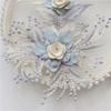 1Pcs 3D Wedding Dress Lace Applique DIY Craft Flower Patch Garment Auxiliary Material