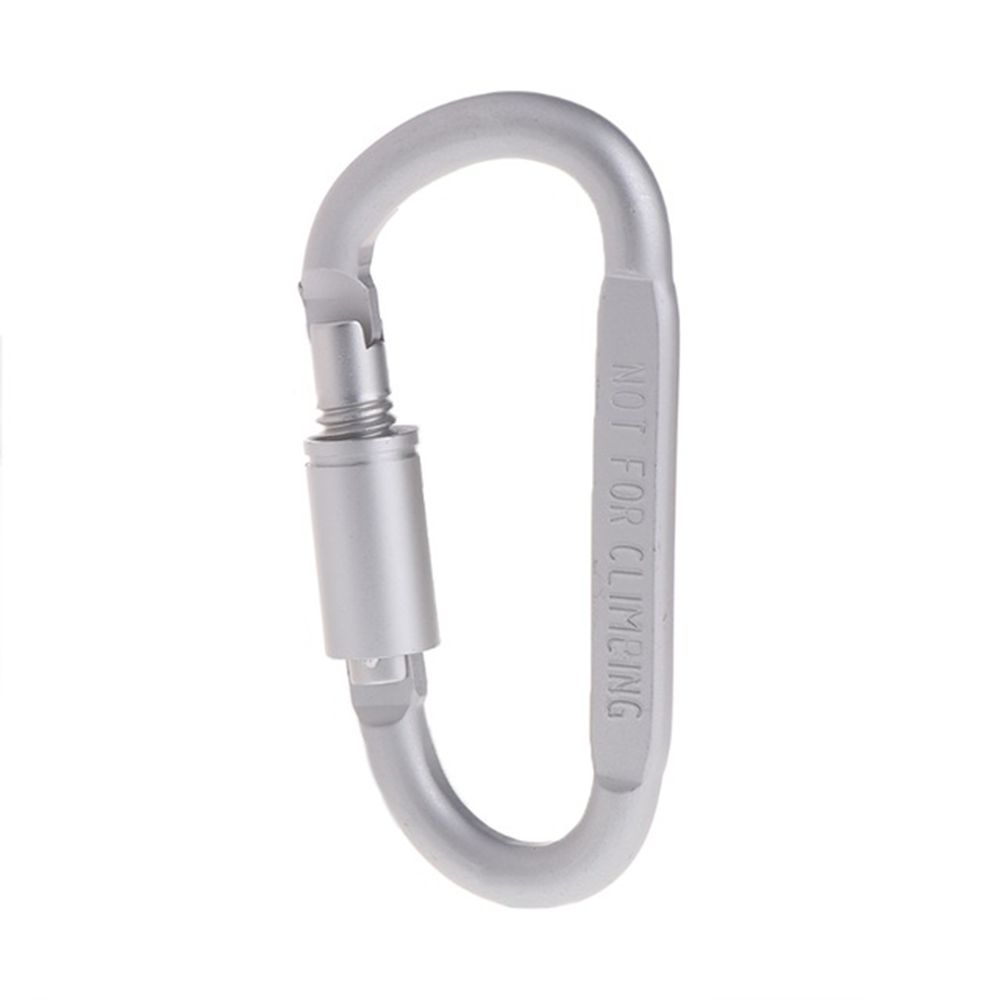 Durable Practical Camping Metal Climbing Aluminum Zinc Zinc Alloy Keyring Hook Carabiner Key Buckle