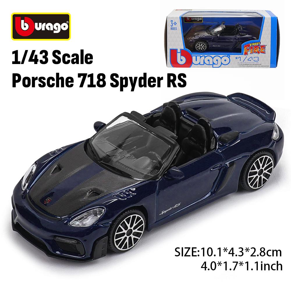 Bburago 1:43 Porsche 911 GT3 Lamborghini 800-4 Toyota Alloy Luxury Car Die Casting Model Toy Series Ornament Collection