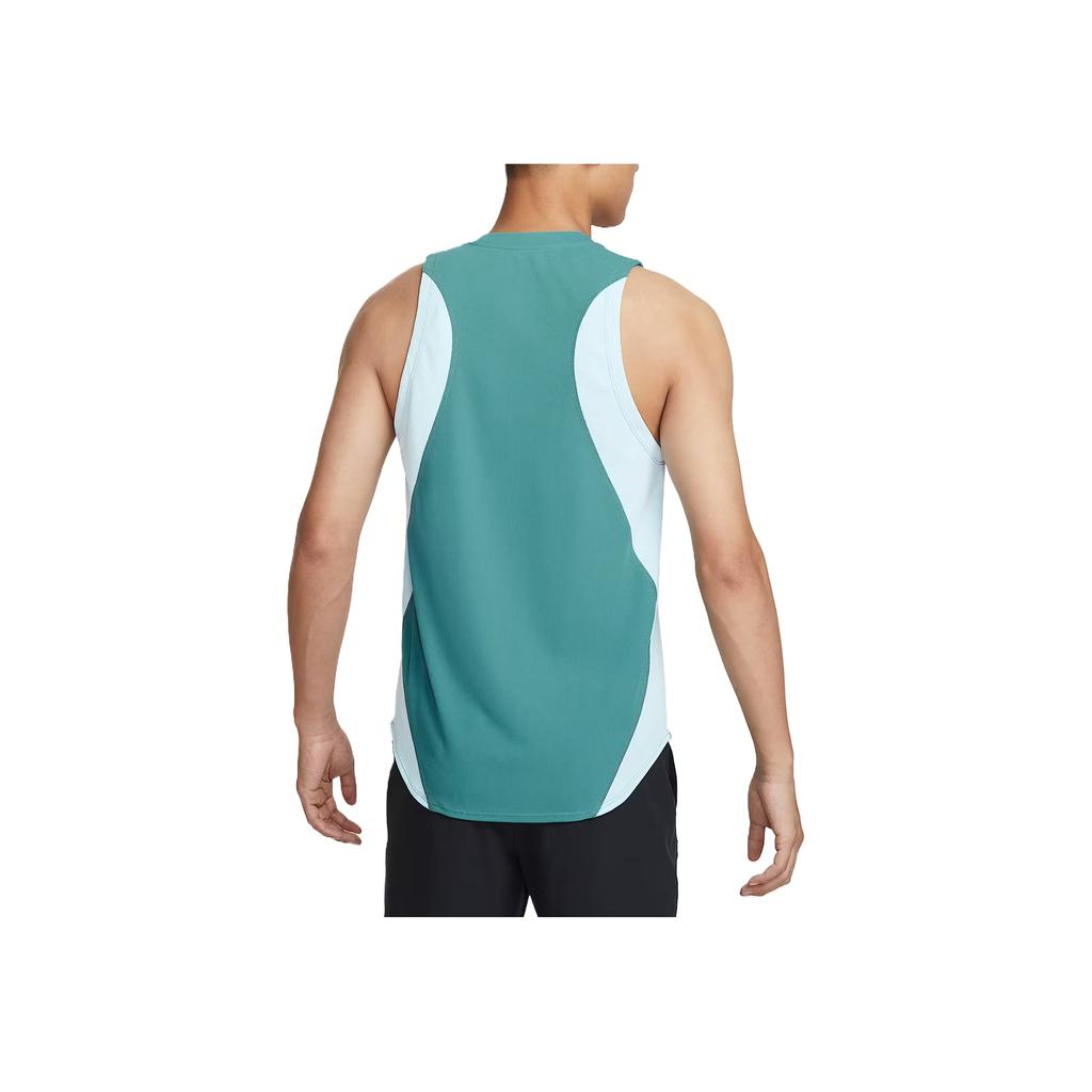 Nike Court Slam Dri-Fit Модный Универсальный Удобный Простой Однотонный Топ-майка Мужской Топы Зеленый HQ6407-379