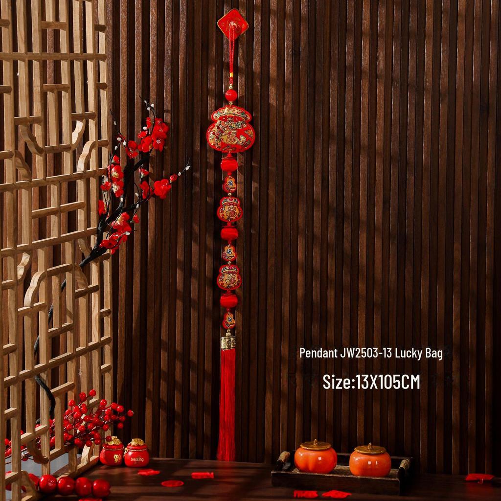 2025 Snake Year Blessing Pendants: New Year and Spring Festival Decorations for Wealth and Prosperity