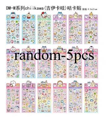 1/20Sheets Mix Kawaii Chiikawa Anime Stickers Cute Hand Acount Suitcase Phone Case Laptop Stickers Kids Toys Gifts