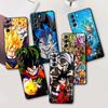 Роскошный матовый чехол для Samsung Galaxy S10e S21 S10 S7 S22 Ultra 5G S21 Plus S8 S9 S20 FE Мягкий чехол для телефона из ТПУ Аниме Дракон Супер