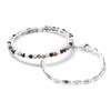 Набор браслетов Orient Chain 508 Черный агат Многослойный 279BK (C2503-SE452_BK)