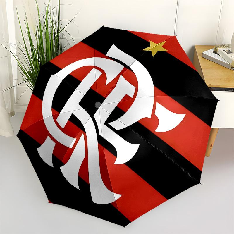 Flamengo, Automatic Opening and Closing, 8 rib Structure Portable Umbrella, Suitable for Men and Women in All Seasons Perfect Gift for Hol