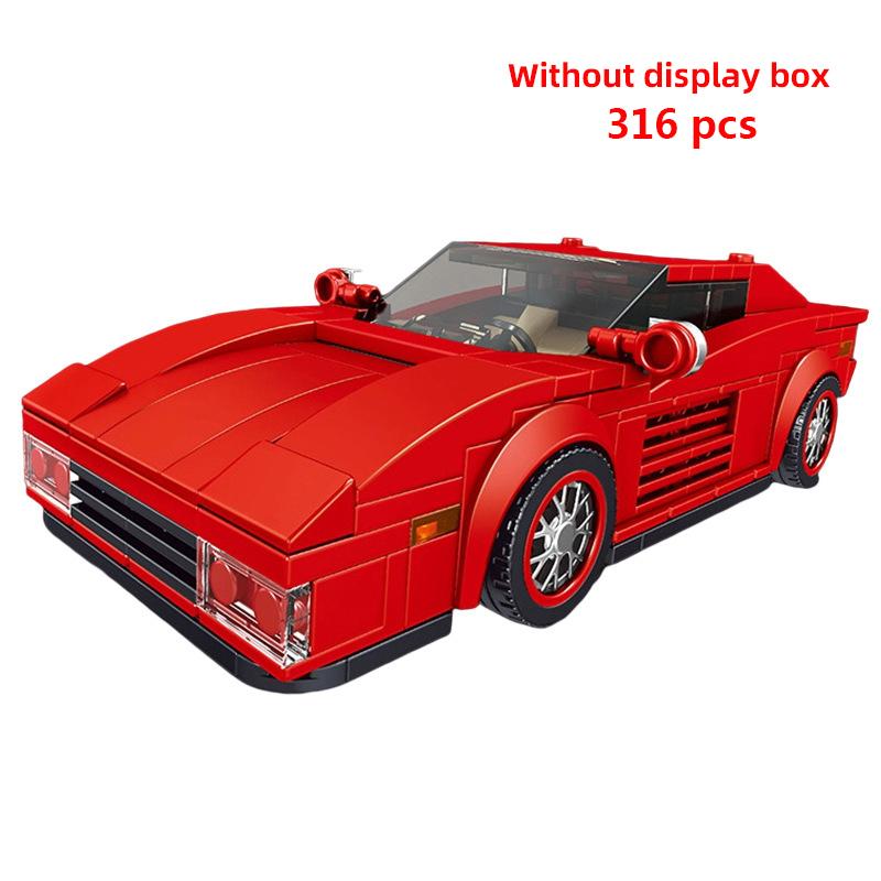 Технический Moc Car City Speed Champion Спортивный гоночный автомобиль Строительные блоки Кирпич Обучающие конструкторы Игрушки