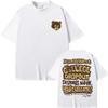 Лучшая Знаменитая Футболка Kanye West The College Dropout Мужская Женская С Принтом Хлопковая Футболка с Коротким Рукавом Летняя Футболка Оверсайз Топы