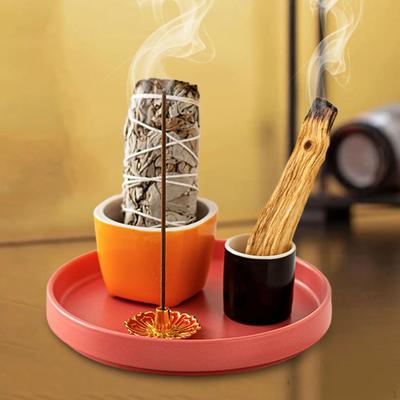 Набор держателей для шалфея Palo Santo, керамическая чаша, горелка для офиса, комнаты для йоги