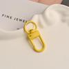 Colored Spray Paint Zinc Alloy Keychain Spring Clasp & Dog Buckle Jewelry Accessories