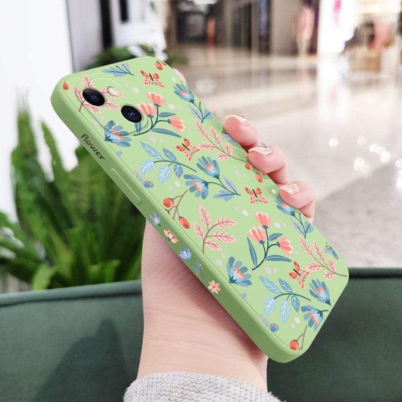 Романтичный Сад Чехол для Телефона Для iPhone 17 17 Air 16 15 14 13 12 11 Pro Max Mini X XR XS MAX Чехол
