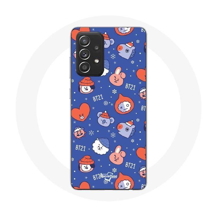 Coque pour Samsung Galaxy A33 5G BTS Bangtan Sonyeondan BT21 Noël 2023