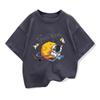 2025 New Kids Clothing Spaceman Travel Graphic Summer T-Shirt Boy And Girl  Fashion Tops Teen Boys Loose Short Sleeve Tee