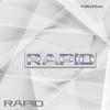 RAPL8 Для Chrome Silver SKODA 4x4 YETI FABIA RAPID SUPERB OCTAVIA KODIAQ KAROQ Шильдик Кузов Автомобиля Багажник Крыло 3D Наклейка Стайлинг