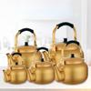 0.75-4L New Household Kitchen Accessories Gold Aluminum Coffee Pot Portable Teapot Water Kettle