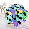 1pc Alien Heads Automatic Umbrella Durable Iron Frame & Plastic Handle, Gift for Men & Women, Sturdy Construction yy250905196