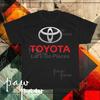 New Toyota Let's Go Places Logo Men's T-shirt Funny Size S To 5XL