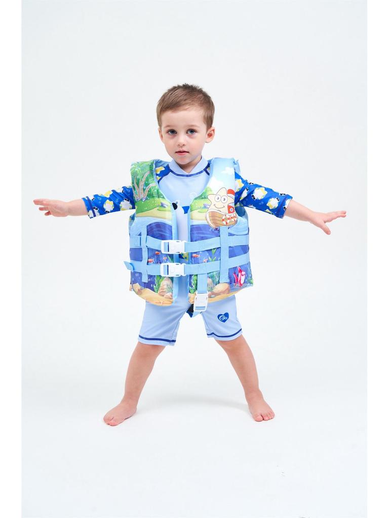 Детский спасательный жилет из пеноматериала с высокой плавучестью, идеально подходит для обучения плаванию