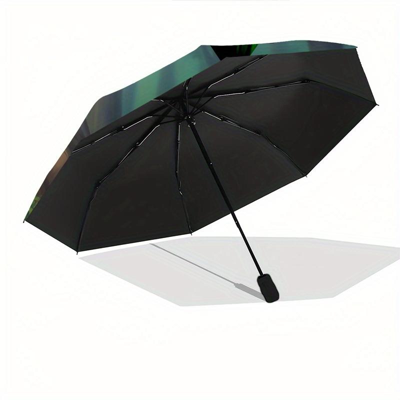 1 Auto Open Lion King, Simba Themed Colorful 8-rib Portable Umbrella for Men and Women, A Compact Commuting Companion Suitable for Daily Dri