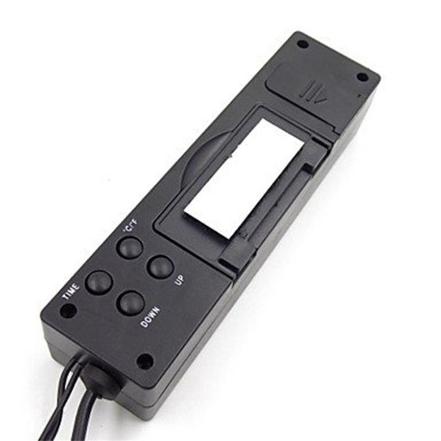 Автомобильный термометр Внутри/Снаружи и Вольтметр Часы Цифровой Синяя подсветка Подсветка Предупреждение о гололеде