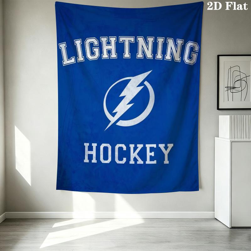 Tampa Bay Lightning Printed Tapestry – Wall Hanging for Bedrooms, Dorms, and Home Decor