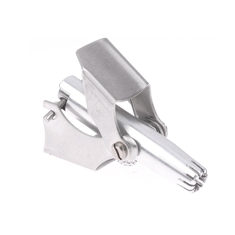 Триммер для чистки волос в носу для мужчин и женщин из нержавеющей стали ручной механический бритвенный станок моющийся инструменты для удаления волос съемный