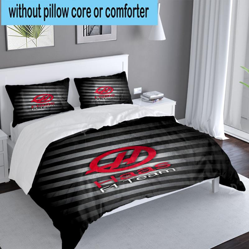 3PCS F1 Team Bedding Set,Including 1pc Duvet Cover And 2pcs Pillowcases Perfect for Bedroom, Dormitory, Large size Fan Christmas gift