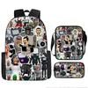 Toilet man and monitor person skibidi toilet game cartoon backpack, crossbody bag, pencil case