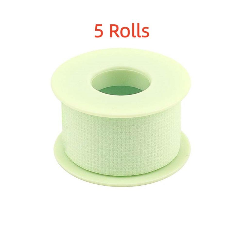 5 Rolls Non-woven Micropore Silicone Gel Eyelash Tape Multi Use Adhesive Lash Extension Makeup Tools Anti-allergy Soft