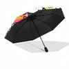 1pc Hello Kitty Automatic Opening/Closing Umbrella with Foldable Design, 8-Rib Iron Frame, Outdoor Umbrella, Ideal Gift for Fans, Travelers, Daily Use