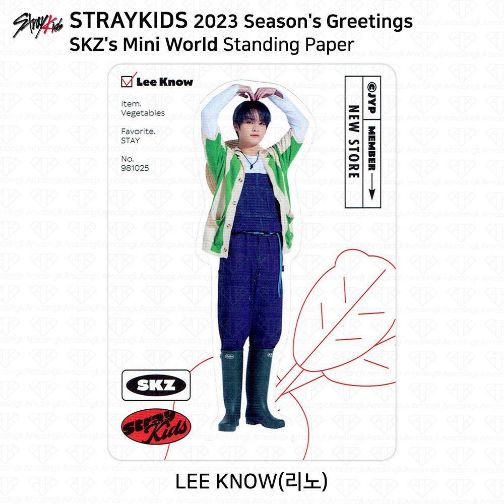 Stray Kids 2023 Новогодние поздравления Селфи Фотокарточка 4cut Photo JYP Shop Benefit