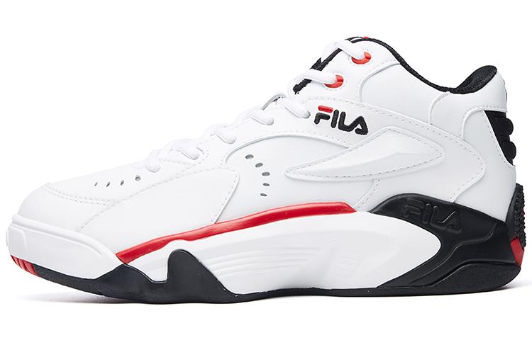 Women's Sneakers FILA Jamball Mid Synthetic Leather Cushioning Abrasion Resistant Mid top Vintage Basketball