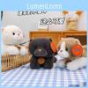 Adorable Plush Cat Toy Lovable Lazy Soft Doll With Short Fur For Kids And Collectors