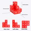 Math Learning Magnetic Cube Toy Made Of Eco-friendly Wood For Classroom Use