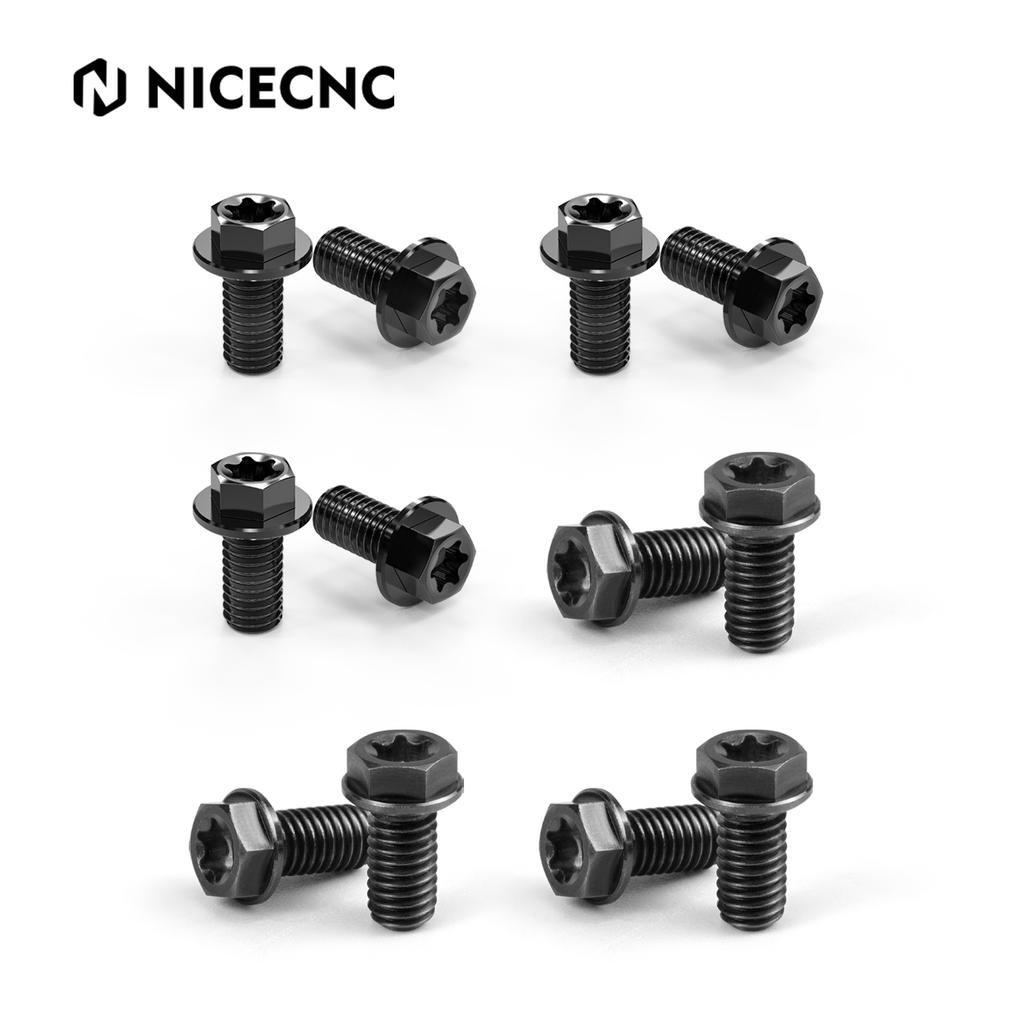 NICECNC Для Surron Light Bee X S L1E M5X10 M6X13 Передние Задние Винты Тормозного Диска Для Segway X160 X260 Электро-кроссовый Велосипед 2025