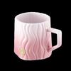 Керамическая кружка Starbucks в полоску с тиснением, 440 мл