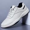 2026 New Shoes for Men Leather Casual Shoes Trend Leisure Sport Shoes Youth Street Fashion Leather Sneakers