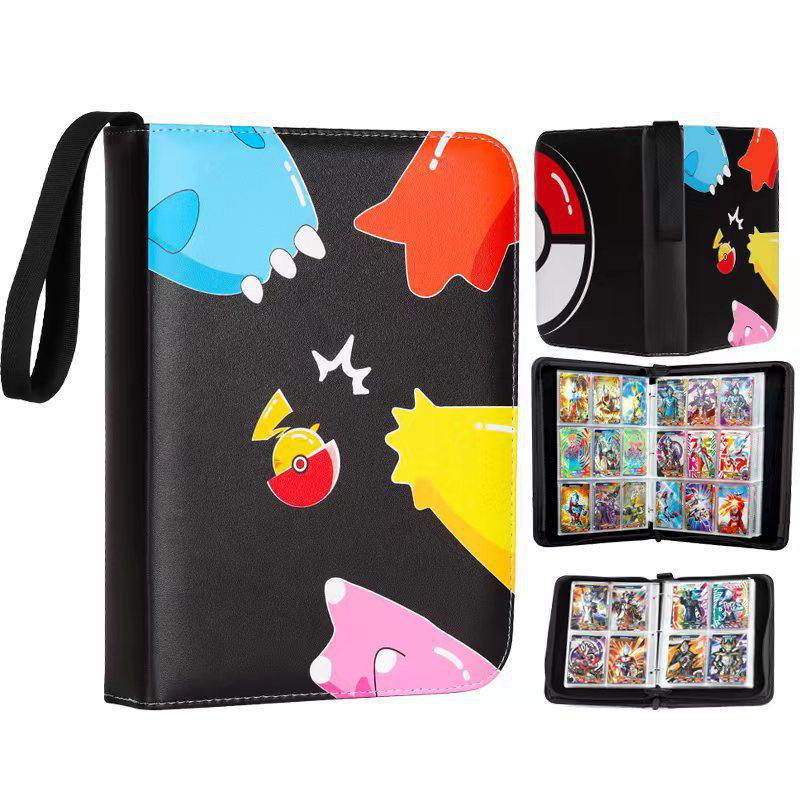 Pokémon Card Collection Book: 4-Grid & 9-Grid PU Game Album
