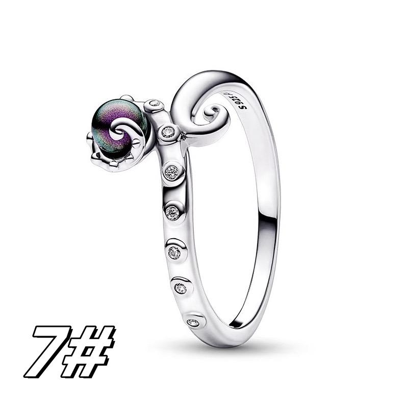 925 Silver   Charm Bracelet Ocean Clownfish Octopus Crab Pendant Mermaid Beads DIY Gifts