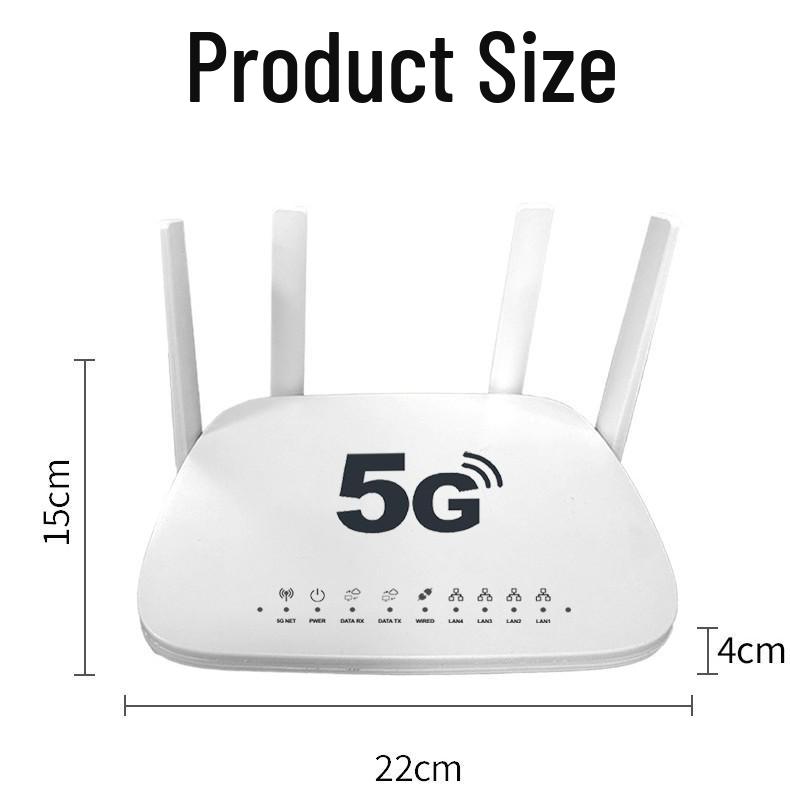 AX1800 Dual-Band 5G WiFi 6 Router with Enhanced Signal