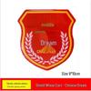 Five-Star Red Flag 3D Reflective Car Sticker - Patriotic Scratch Cover for Car Body