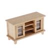 1:12 Dollhouse Miniature Wood TV Cabinet Stand Bench Living Room Decoration