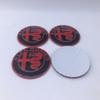 100pcs 40mm 50mm 56mm 60mm For Alfa Romeo 166 147 156 Mito Brera Giulia F1 Giulietta GT Car Wheel Hub Center Emblem Stickers uln563