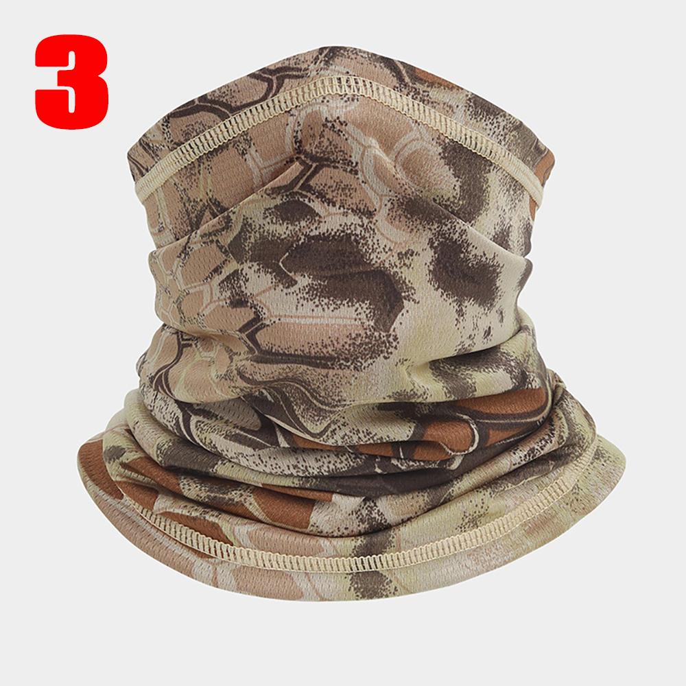 Neck Gaiter Bandana Face Mask Camouflage Windproof Tube Scarf Fishing Cycling Ski Tactical Outdoor Hiking Skiing Face Cover