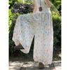 Color Bud Culottes Women's Summer Thin New Small Lantern Loose Casual Ice Silk Wide-leg Pants