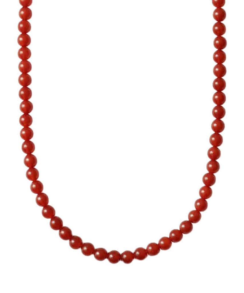Alleun Серебряное 925 пробы Сердолик Круглый Массивное Серебряное Ожерелье