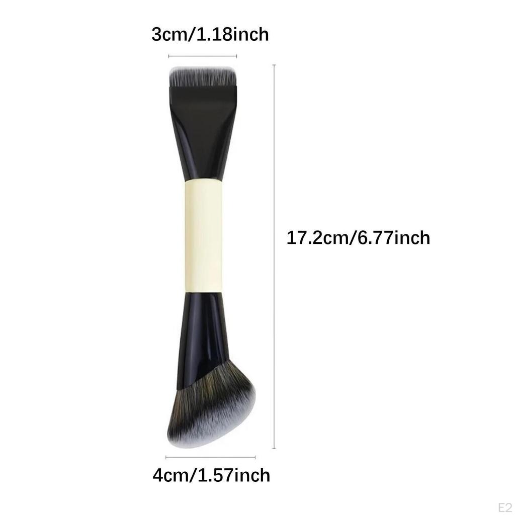Кисть для тональной основы Двусторонняя Многофункциональная для макияжа лица для нанесения пудры Жидкий крем