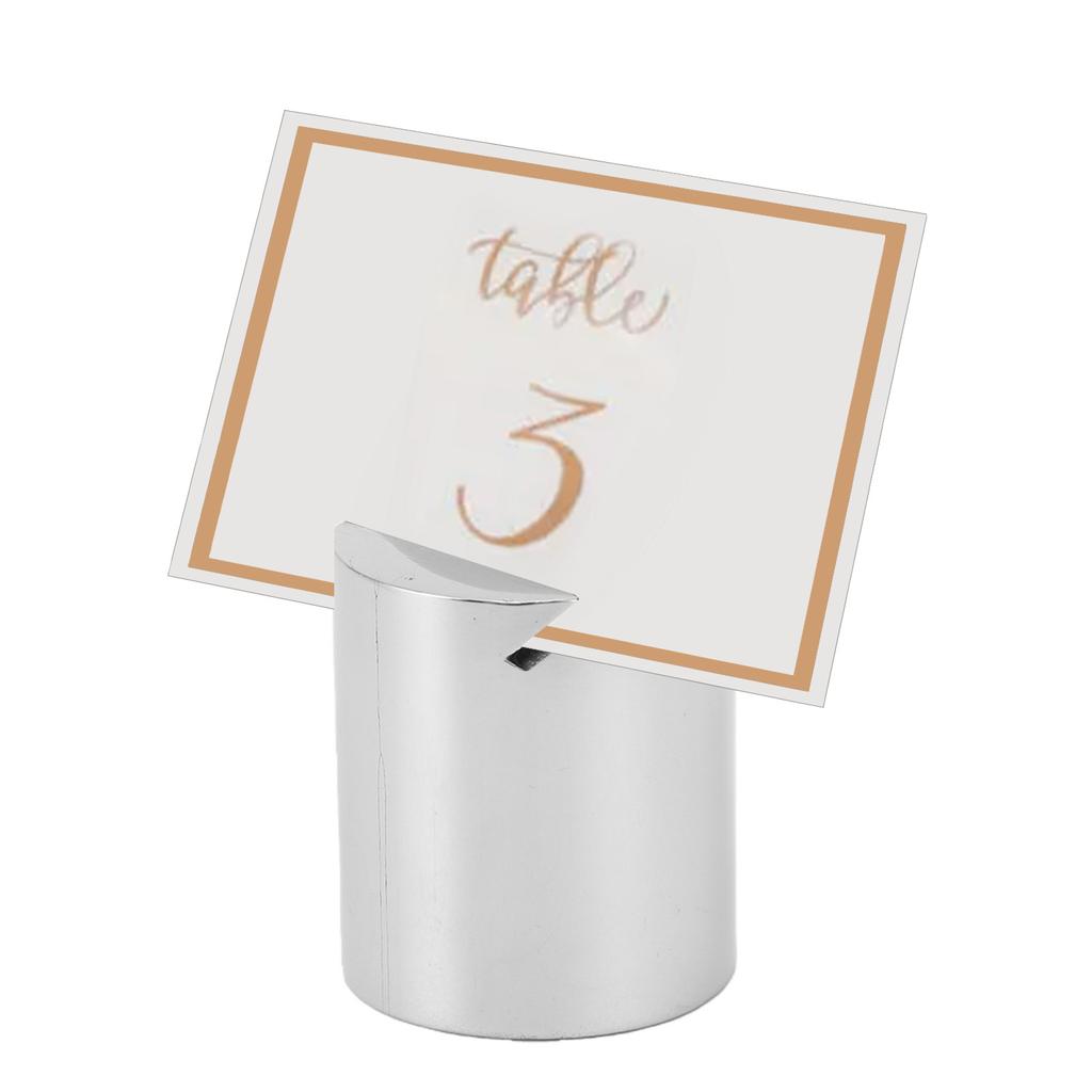 Metal Place Card Stand Stainless Steel Table Number Card Holder for Wedding Party Restaurant