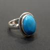 Blue Arizona Turquoise 925 Sterling Silver Ring Jewelry, Sleeping Beauty Turquoise Ring Jewelry