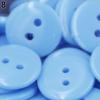 100Pcs Round Candy Color Resin DIY 2 Holes Buttons Scrapbooking Sewing Accessory